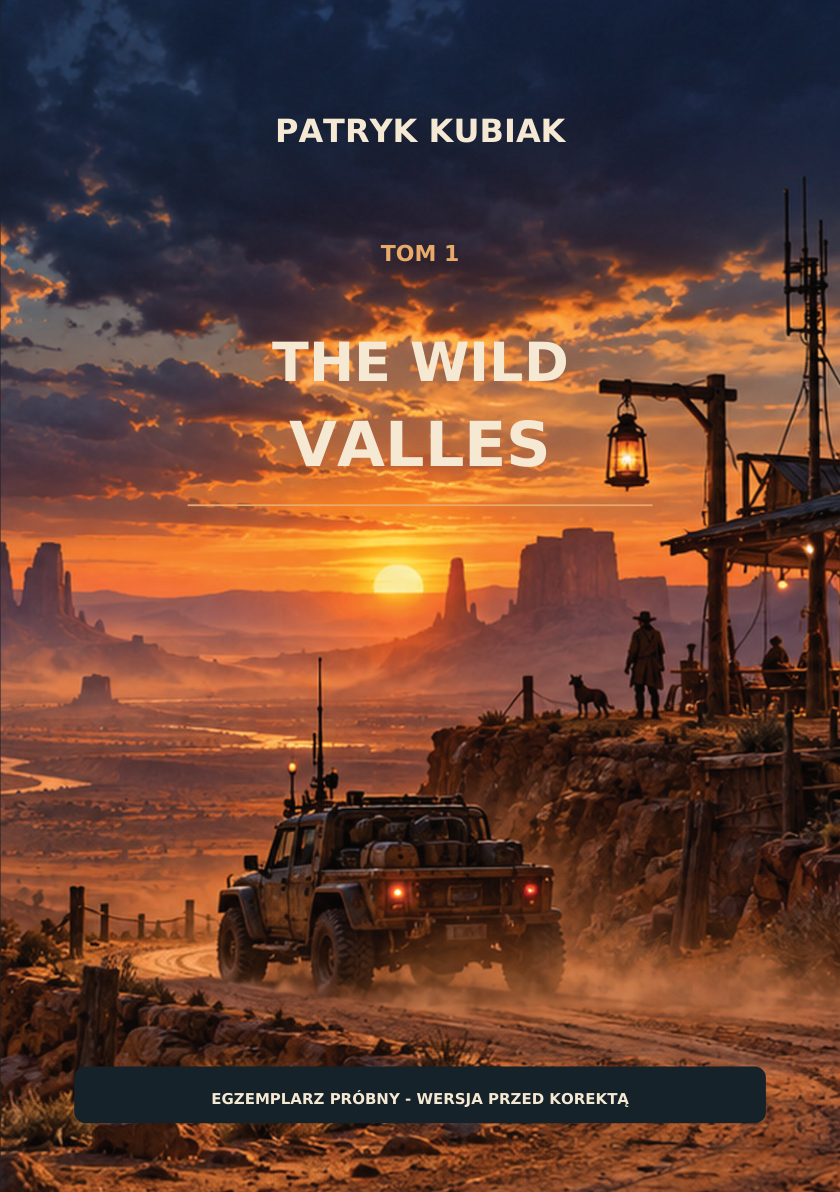 Okładka The Wild Valles, Tom 1, Patryk Kubiak — egzemplarz próbny